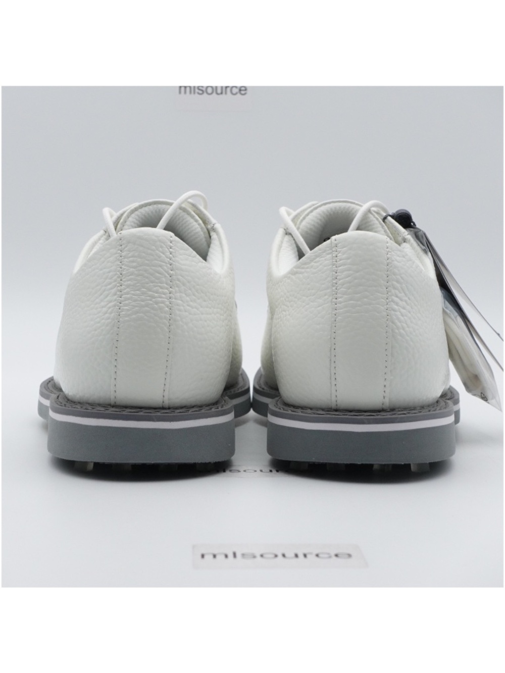 NEW G/FORE Gallivanter Pebble Leather Golf Shoes Snow - Picture 4 of 9